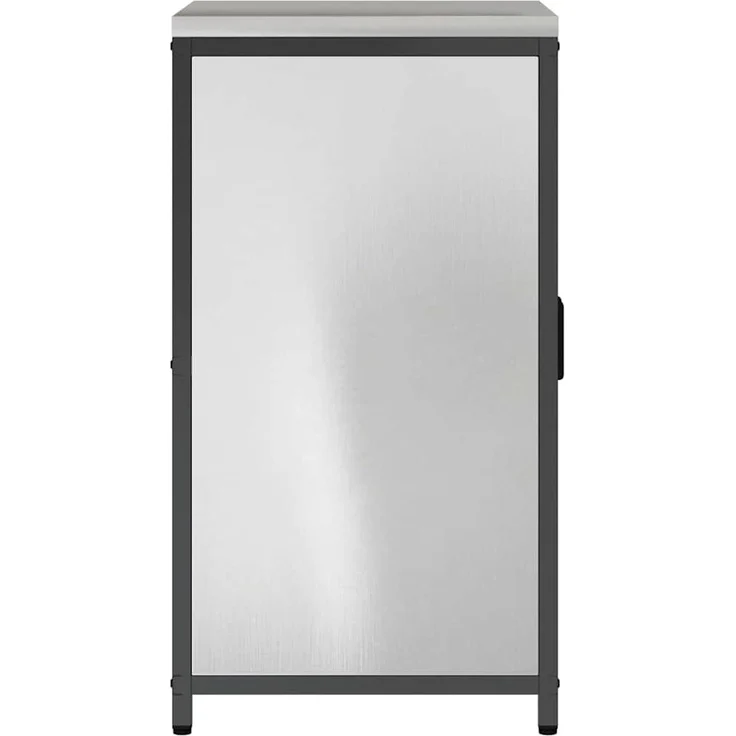 vidaXL Küchenaufbewahrung mit Regal Silber 60 x 50 x 92 cm Stahl 874993 – Bild 10