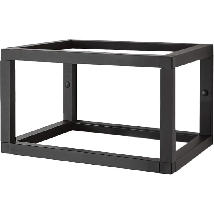 Aluments Quader-Rack Regal in EDELSTAHLOPTIK mit 30 cm Höhe und 90 cm Breite / Regalsystem / Modulregal – Bild 3