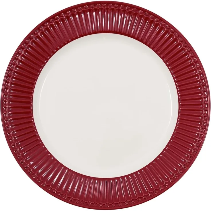 Greengate Alice Speiseteller claret red 26,5 cm