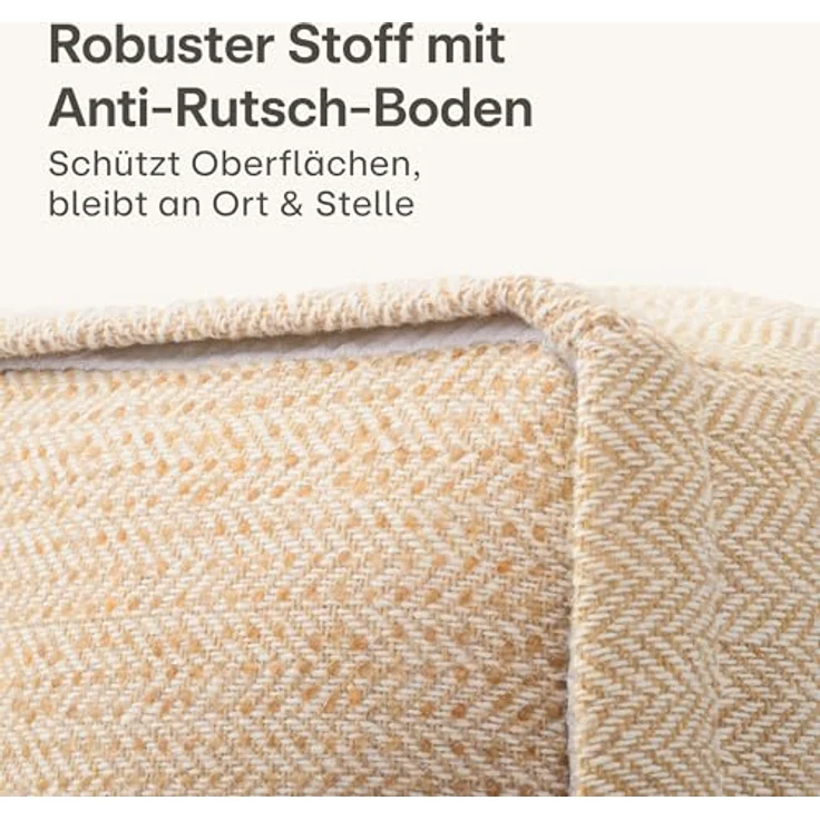 Praknu Bodentürstopper Türstopper Sack für Den Boden - Extra schwer 1Kg - mit Waschbarem (1 St), mit Tragegriff - Für Haus & Büro - mit rutschfesten Pads – Bild 6