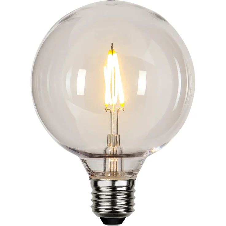 LED Outdoor-Leuchtmittel E27, G95, 1W, 90lm, warmweiß