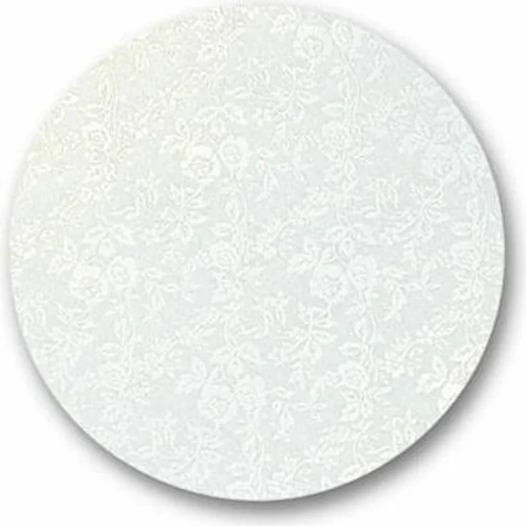 Städter Kuchenplatte Rund, Tortenplatte, Kuchenteller, Kuchen Platte, Pappe, Weiß, Ø 15 cm, 901308