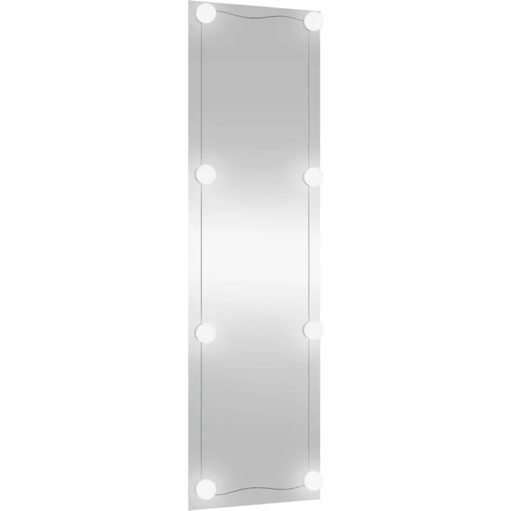 vidaXL Wandspiegel mit LED-Leuchten 30x100 cm Glas Rechteckig 3189151 – Bild 3