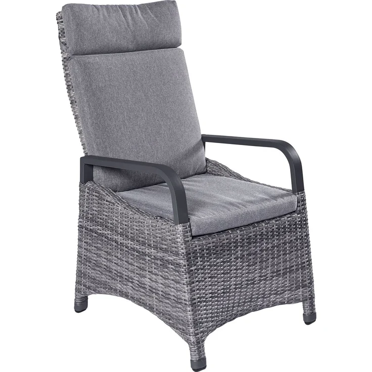 LC Garden Gartenstuhl Komido Dining Positionsstuhl Verstellsessel grau-mix (Positionsstuhl) – Bild 1