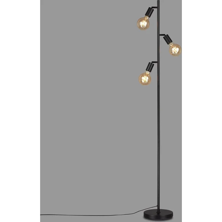 Briloner Leuchten Stehlampe 1387035 KUGLO, ohne Leuchtmittel, Warmweiß, metall/schwarz, inkl. Kabelschalter, exkl. 3x E27 max. 10 W – Bild 6