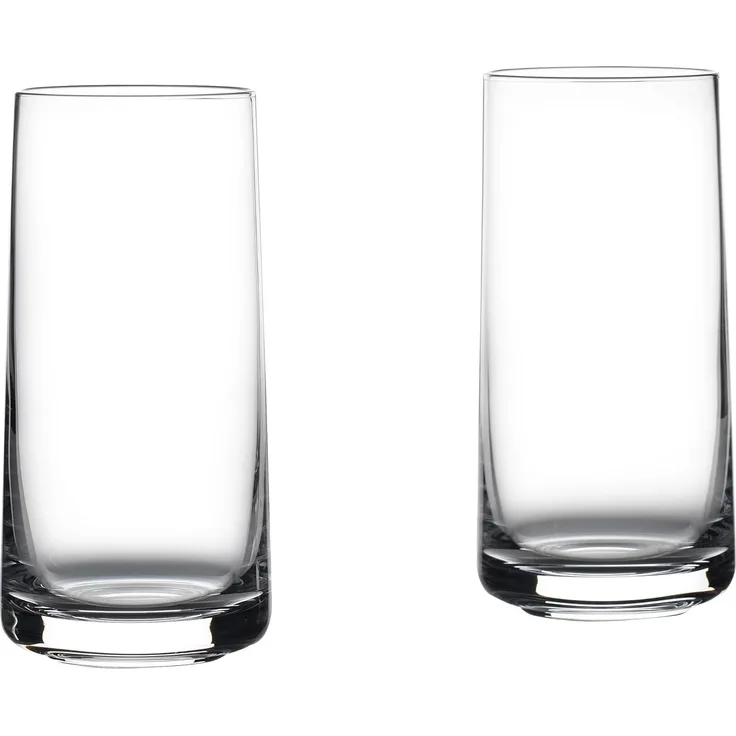 Zone Denmark Highball Rocks, 2er Set, Wasserglas, Trinkglas, Longdrinkglas, Kristallglas, 410 ml, 332099