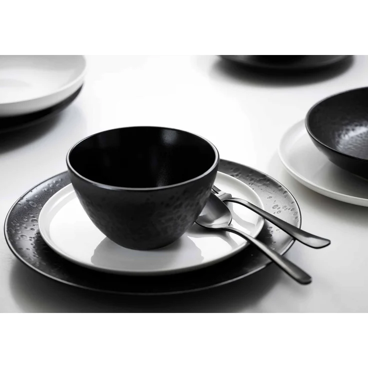 Ritzenhoff & Breker Kitwe Speiseteller ø 28 cm schwarz 4er Set – Bild 3