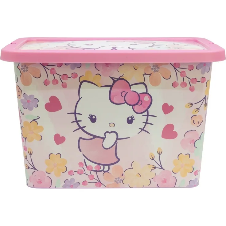 Hello Kitty Aufbewahrungsbox 7 l Kinderzimmer Box für Spielzeug