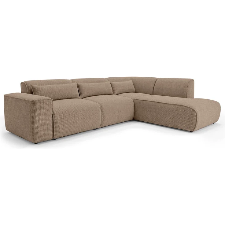 AX LIVING Wohnlandschaft mit Schlaffunktion Ruyam Beige Sofa R – Bild 4