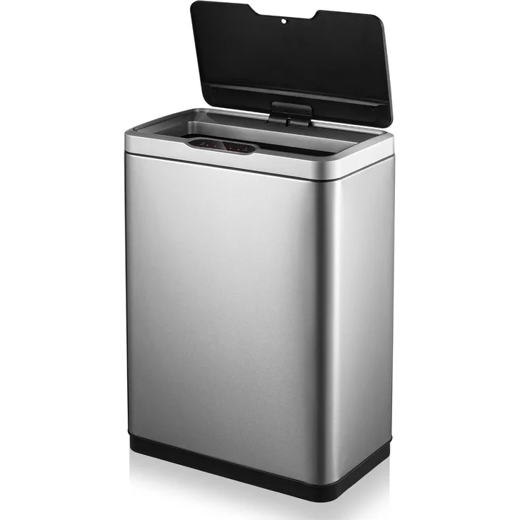 EKO Sensor-Mülleimer Mirage 2x20 L Mattsilbern 440050