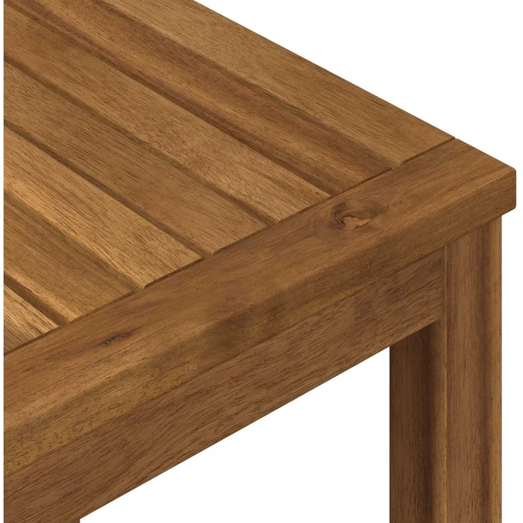 vidaXL Gartentisch LAREN Natur 70 x 68,5 x 75 cm Massivholz Akazie 901247 – Bild 5