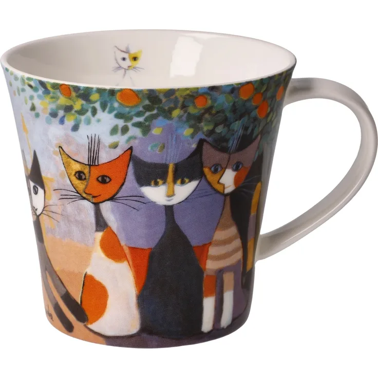 Goebel Coffee-/Tea Mug Rosina Wachtmeister - Tempi felici, Fine Bone China, Bunt, 0. 35 L, 66861231