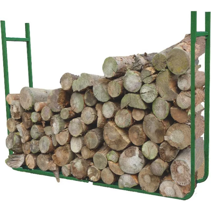 Holzablage, Holzstapel Regal, Stapelhilfe HxBxL: 90 x 20 x 120cm (variabel)