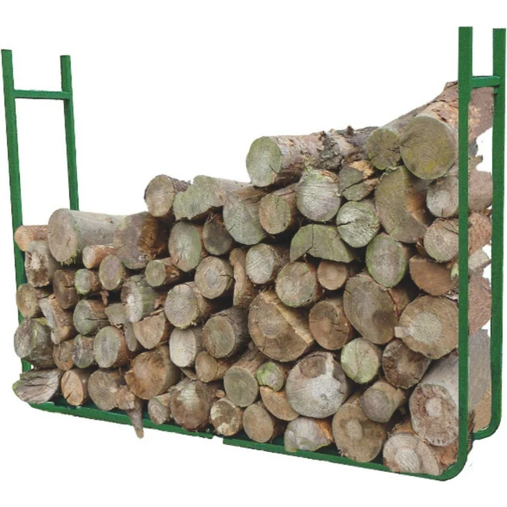 Holzablage, Holzstapel Regal, Stapelhilfe HxBxL: 90 x 20 x 120cm (variabel) – Bild 1