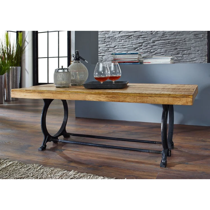 Couchtisch Altholz 120x60x45 lackiert INDUSTRIAL #35 – Bild 3