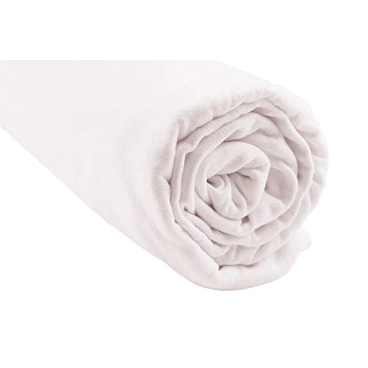 Easy Dort Spannbettlaken, Bio-Baumwolle, 70x160 cm, Farbe Weiß/Ecru/Nussbraun – Bild 3