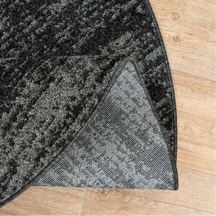 Sanat Teppich Oslo, rund, Höhe: 10 mm, Kurzflor, Wohnzimmer, Schlafzimmer, fussbodenheizungsgeeignet – Bild 2