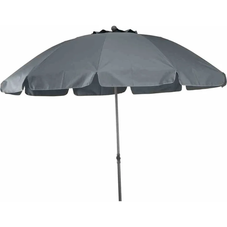 Tropico Mittelstockschirm anthrazit/grau Ø 200cm