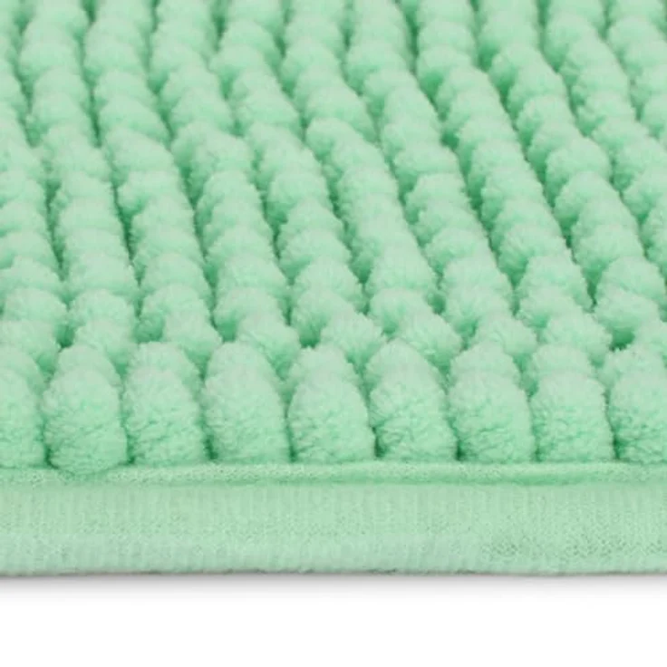 Beautissu Badematte Badezimmerteppich BeauMare WR rutschfest 80x50 cm Hellgrün – Bild 7