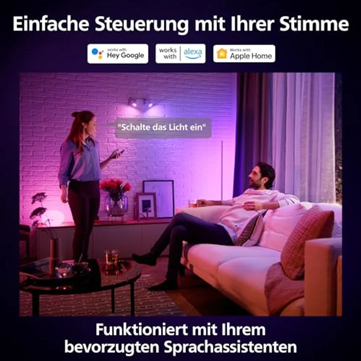 Philips Hue White & Col. Amb. GU10 Doppelpack 2x350lm. – Bild 7
