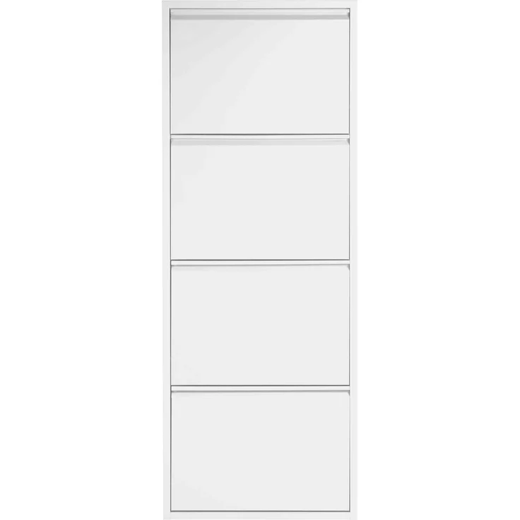 Schuhkipper >WIT< in Weiß, Lackiert, Metall montiert - 50x130x15cm (BxHxT) – Bild 1