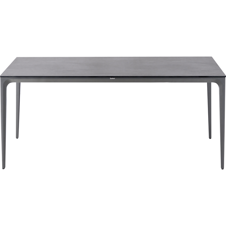 Gartentisch SOVARETO 180 cm 90 cm Steinoptik Dunkelgrau – Bild 5
