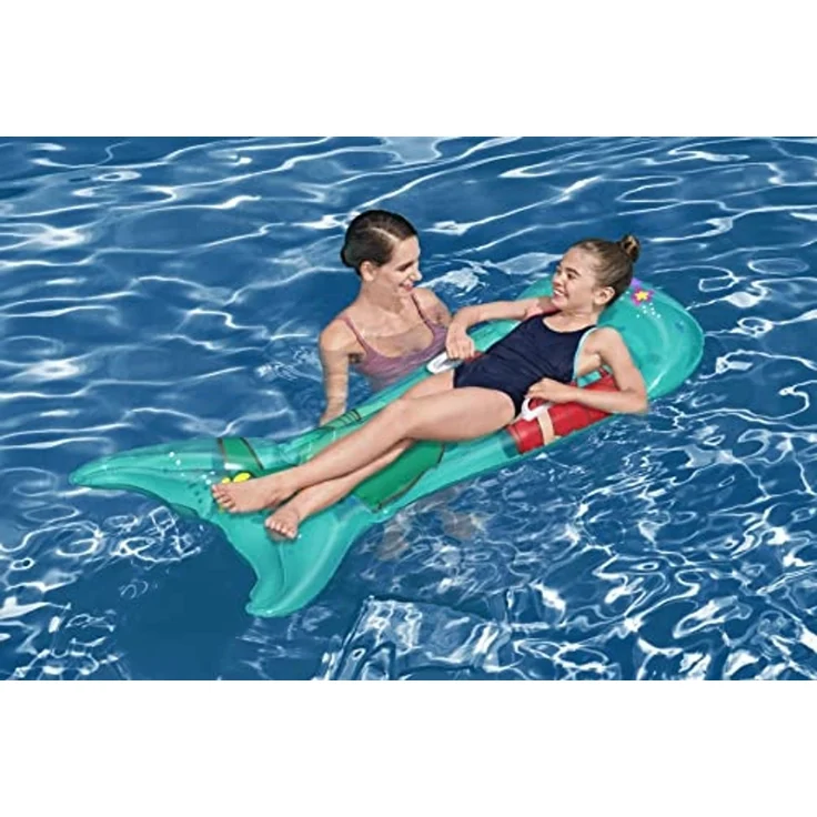 Bestway Luftmatratze Little Mermaid, Vinyl blau, 158x81 cm – Bild 2