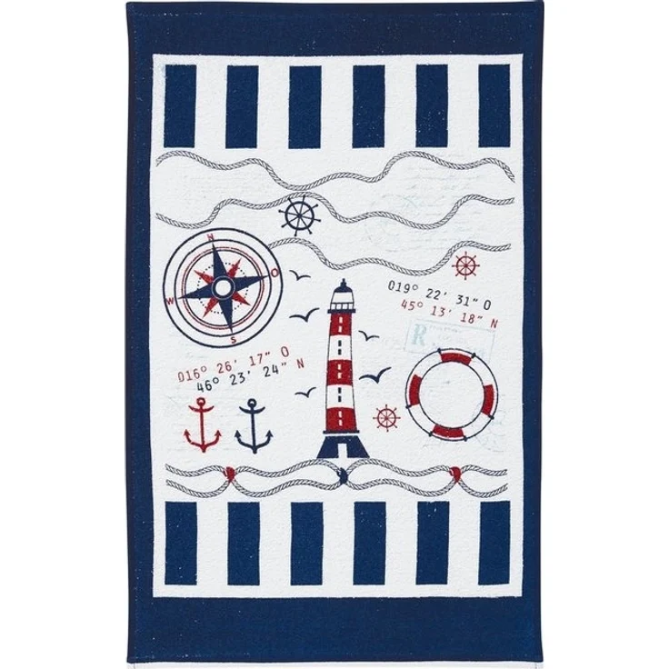 Erwin Müller Geschirrtuch Frottier-Geschirrtuch 2er-Pack, Baumwolle Motiv – Bild 4