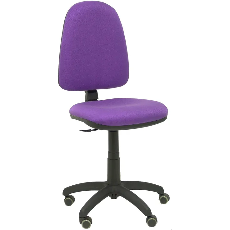 PIQUERAS Y CRESPO Modell 04CP Ergonomischer Bürostuhl mit Permanentkontaktmechanik, höhenverstellbar und räder parkett Sitz und Rücken gepolstert in Stoff BALI flieder
