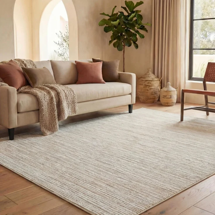 SAFAVIEH Modern Teppich für Wohnzimmer, Esszimmer, Schlafzimmer - Vision Collection, Kurzer Flor, Marine, 66x112 cm