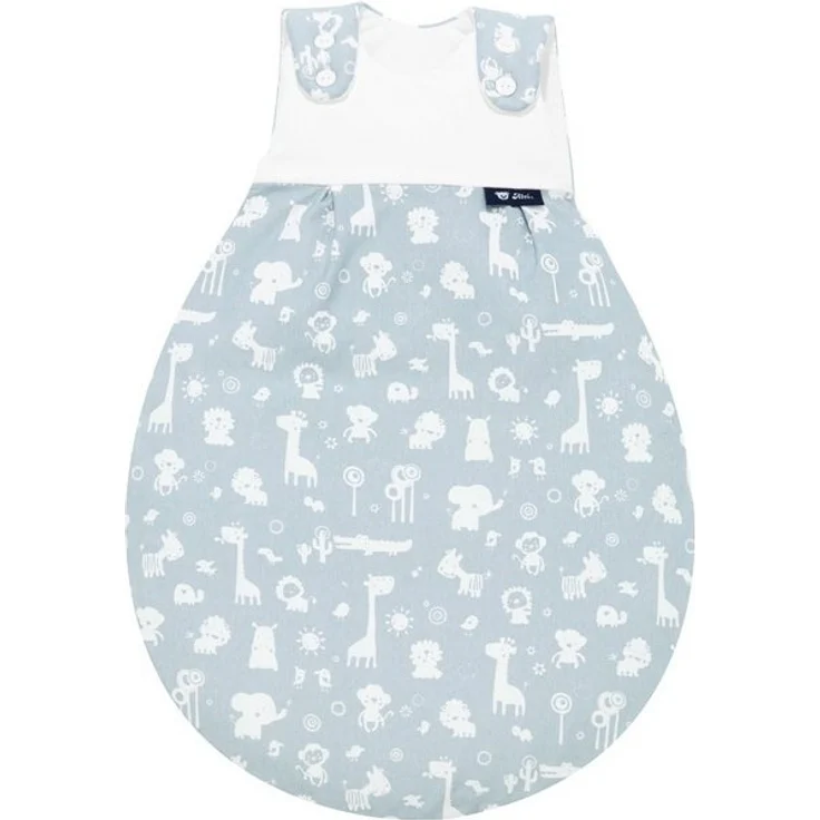 Alvi Baby-Mäxchen Außensack Animals blau, Größe:50/56 – Bild 2