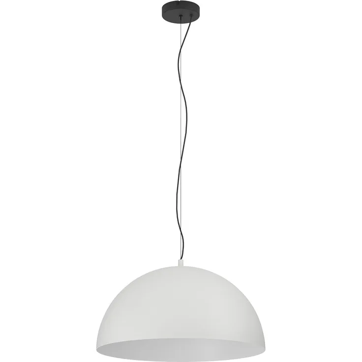 Eglo 900697 Hängeleuchte GAETANO 1 grau E27 1X40W H:150cm Ø53. 5cm dimmbar