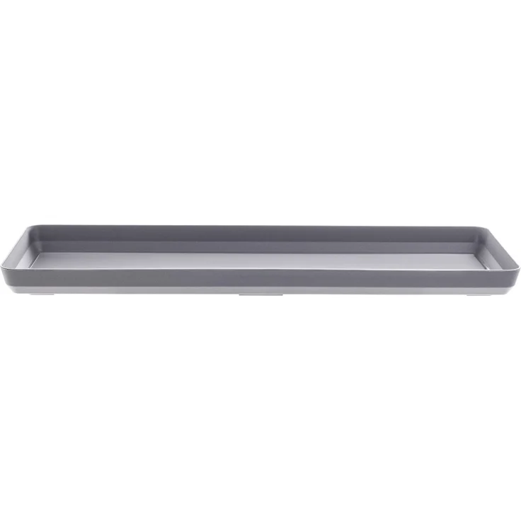 KADAX Blumentopfständer 40 cm, rechteckiges Tablett, Anthrazit, Kunststoff – Bild 9