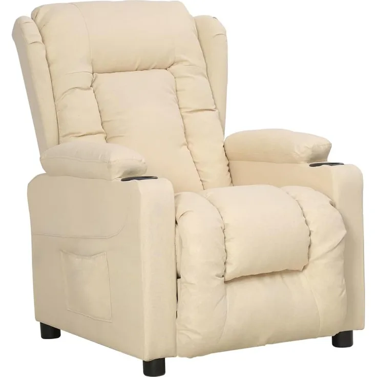 Relaxsessel Creme Stoff [339057]