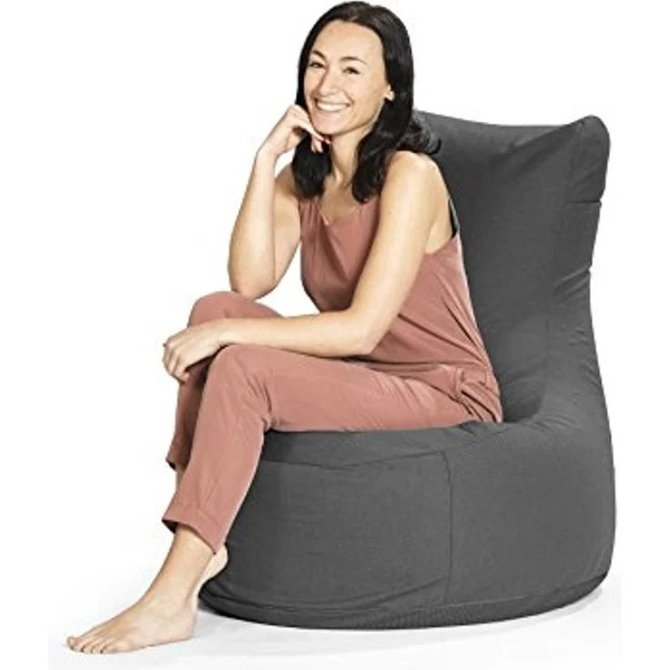 MAGMA Sitzsack Magma Swing OUTSIDE 95 x 65 x 90 dunkelgrau – Bild 1