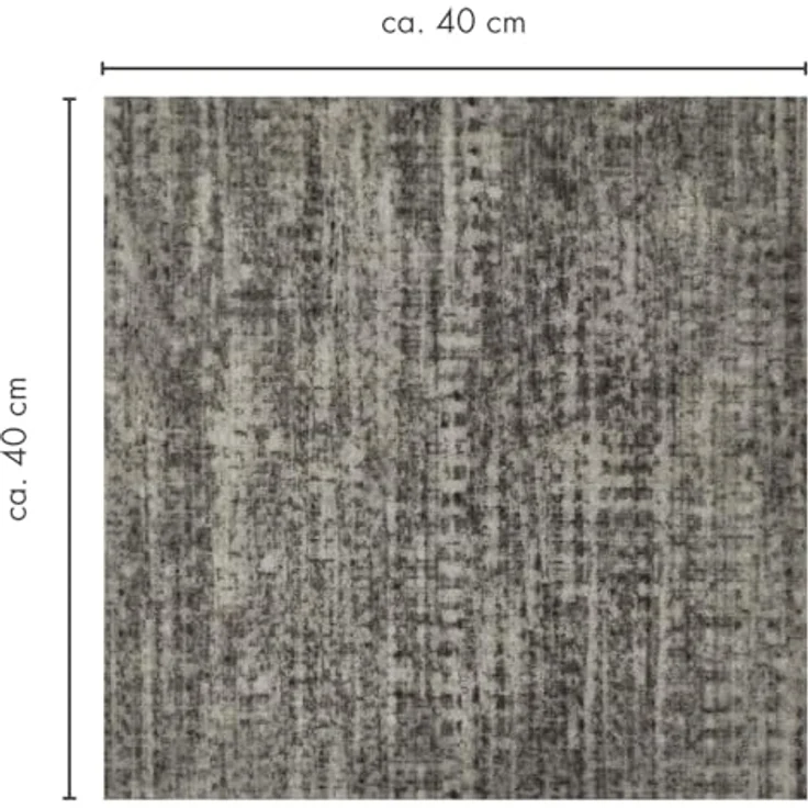 Andiamo Teppichfliese Paris Nadelfilz, quadratisch, Höhe: 4 mm, 40x40 cm, selbstklebend, robust & strapazierfähig, 25 Stück (4 qm) – Bild 7