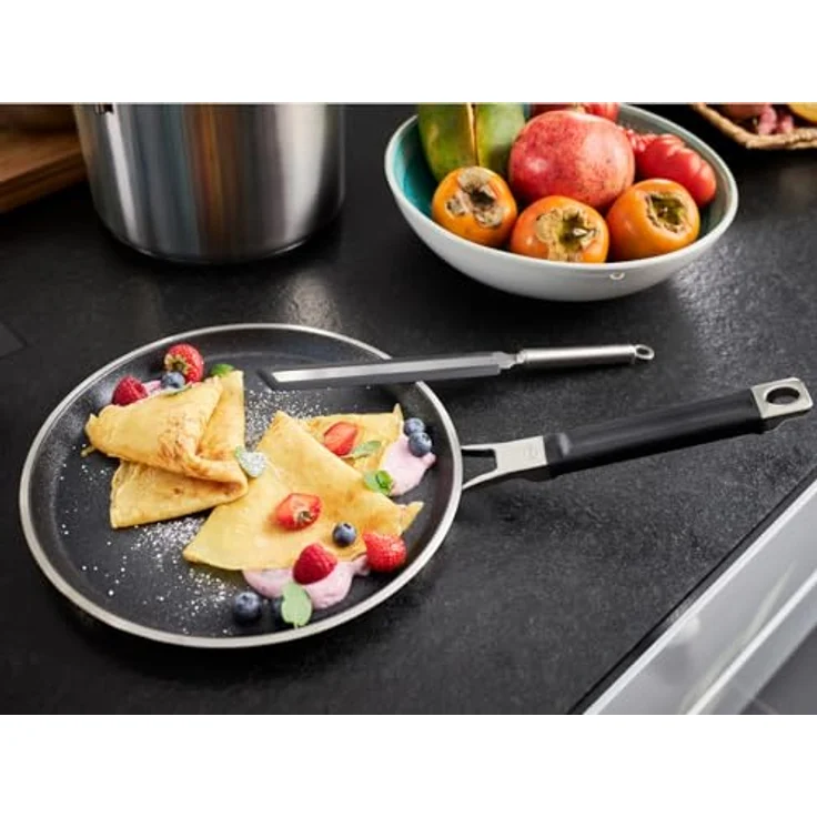 Rösle 'Silence Pro' Crêpes-Pfanne, Edelstahl schwarz, Ø 28 cm – Bild 5