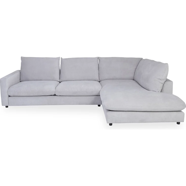 Polsterecke SANSIBAR WANGEROOGE BBH 321x228x87 cm silber Ecksofa Wohnlandschaft Eckcouch – Bild 2