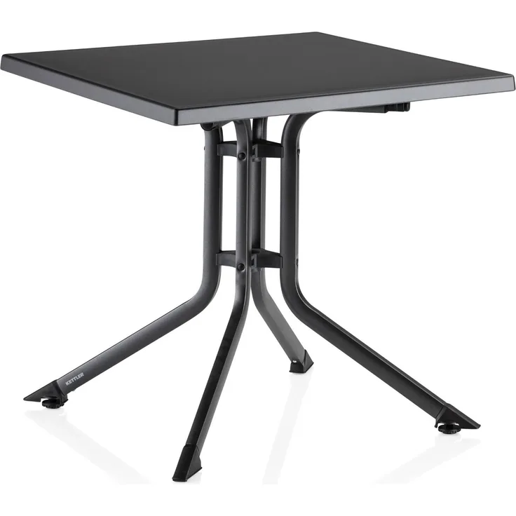 KETTLER Alu Balkon Klapptisch 80x80 cm Gartentisch Kettalux anthrazit