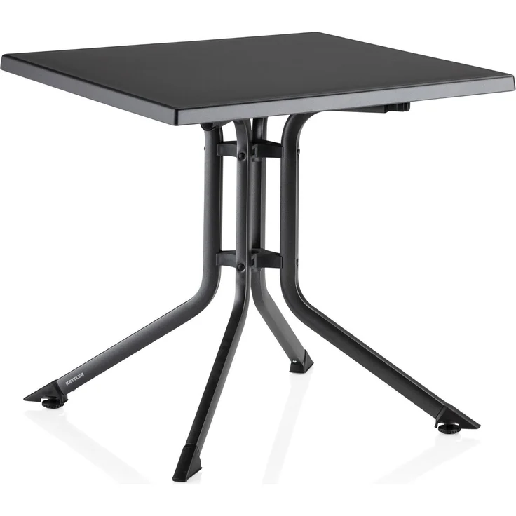 KETTLER Alu Balkon Klapptisch 80x80 cm Gartentisch Kettalux anthrazit – Bild 1