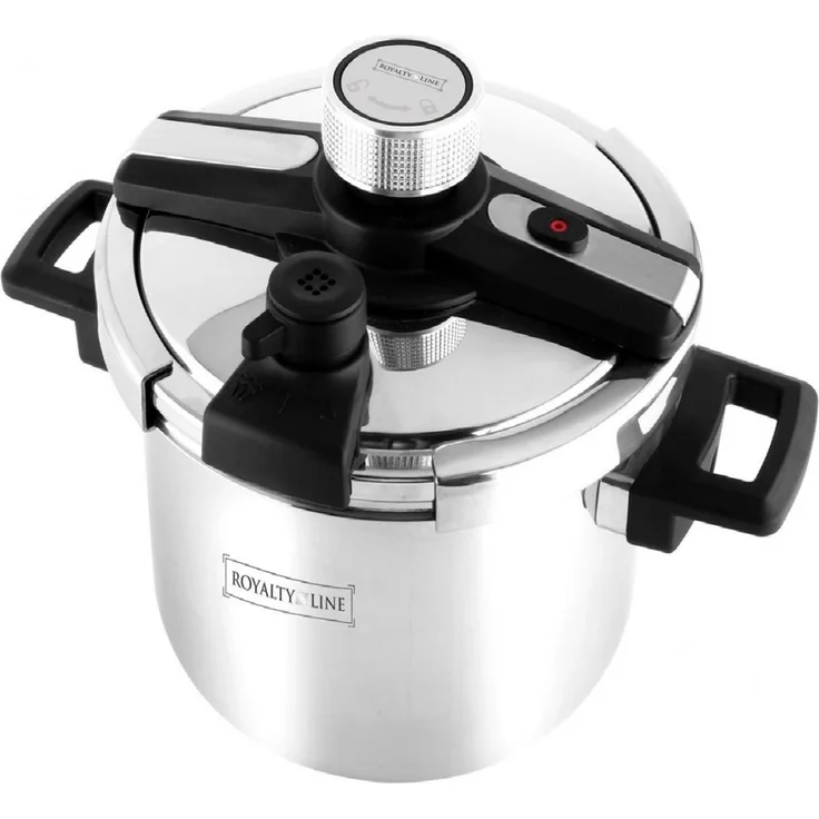 Schnellkochtopf Dampfkochtopf Edelstahl Kochtopf 8 Liter ROYALTY LINE RL-DSD8L
