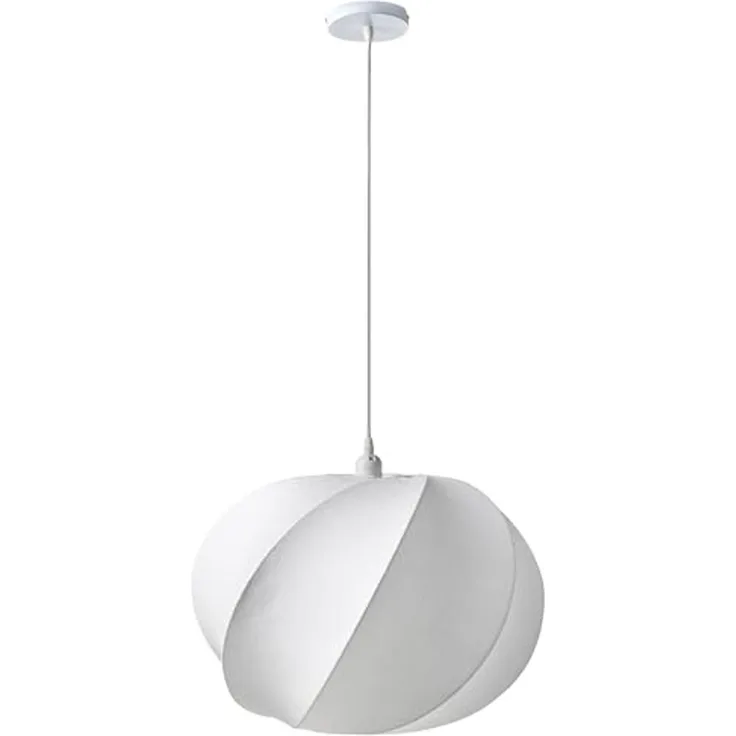 Hängeleuchte MAQUINE Kunstseide Weiß