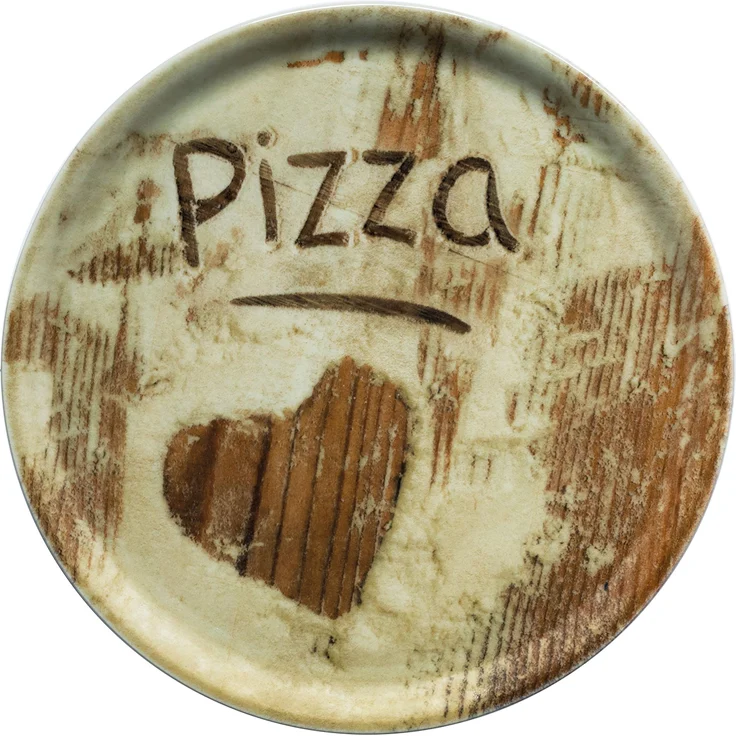 3er Set Pizzateller Oliven-, Salami- & Lieblingspizza Ø 33,3cm Platte XL-Teller – Bild 2