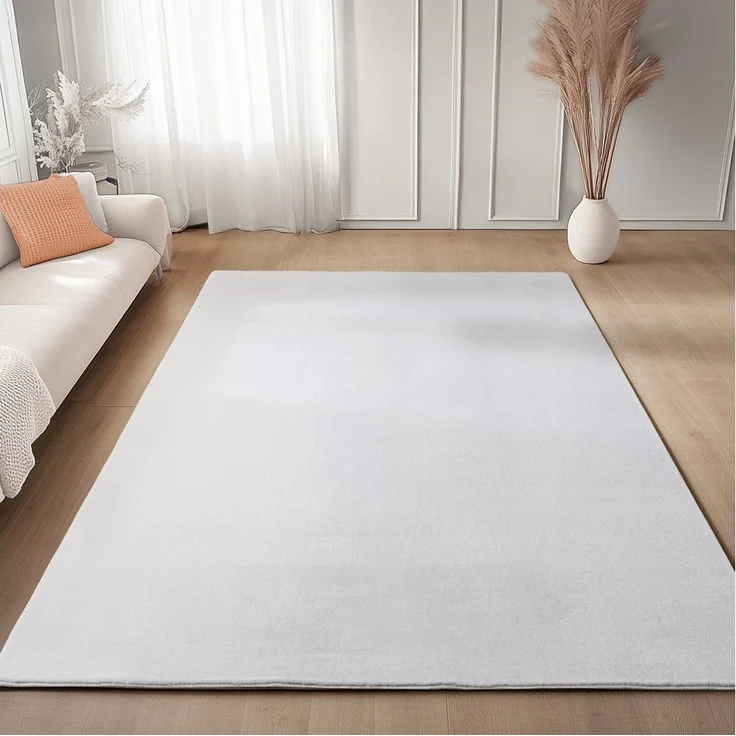 Carpettex Veloursteppich Unicolor - Einfarbig, Rund, Höhe: 11 mm, Perfekt geeignet für Wohnzimmer, Schlafzimmer,Küche,Kinderzimmer – Bild 1
