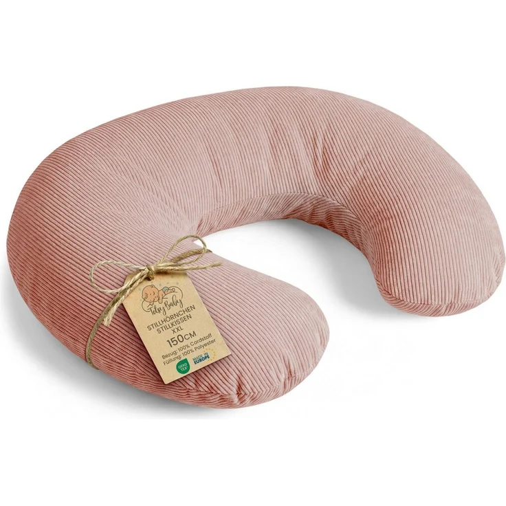 Totsy Baby Stillkissen klein Mond Minky Nursing Stillhörnchen Kissen Nursing Pillow – Bild 1