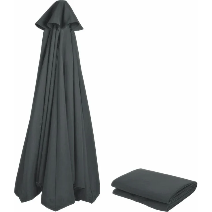 Sonnenschirm Ersatzbezug 3m 270 230 UV 250 cm 6 streben Anthrazit – Bild 1