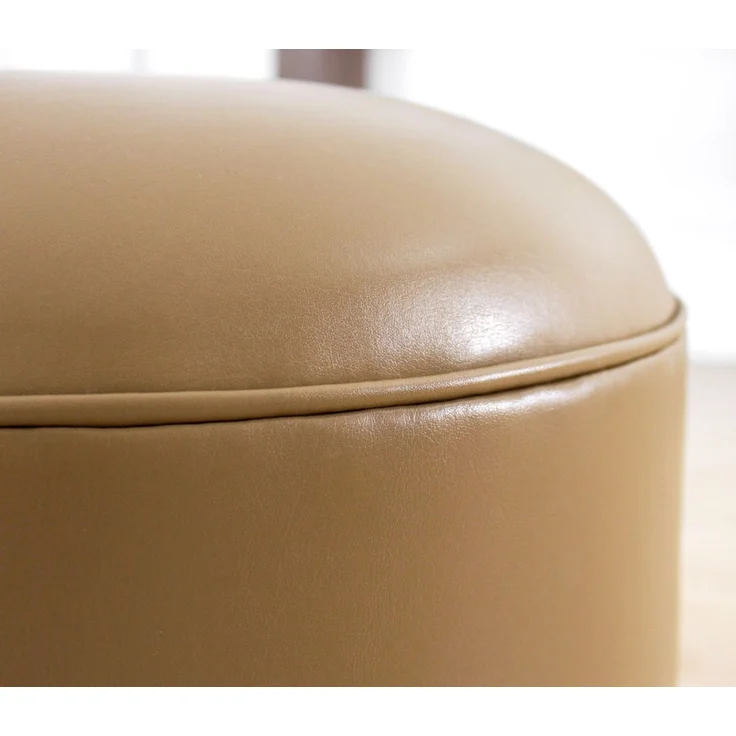 Hanah Home 'Milotte - Beige' Pouffe, Kaffee, 42 x 43 x 42 cm – Bild 7