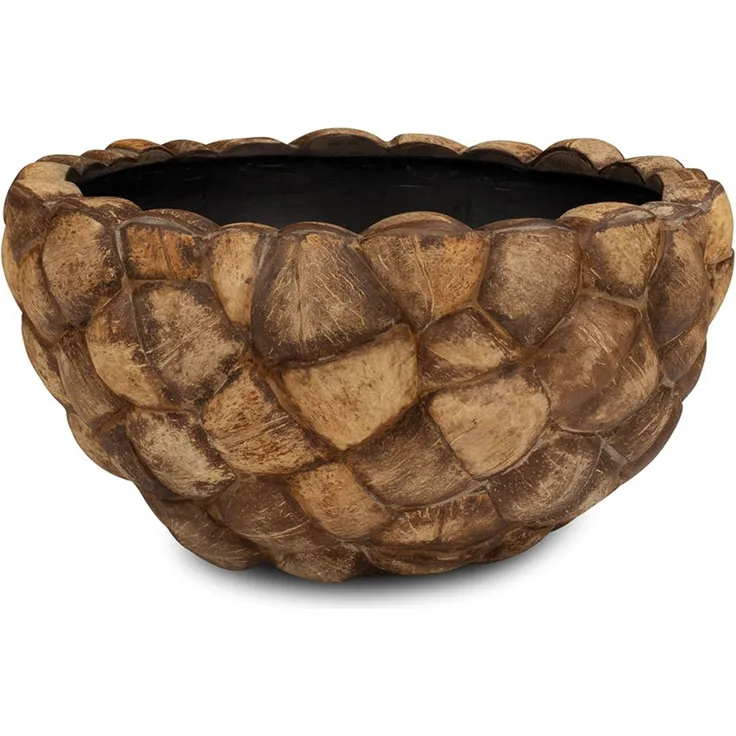 Coconut braunes Pflanzgefäß Ø 43 cm, Höhe 22 cm