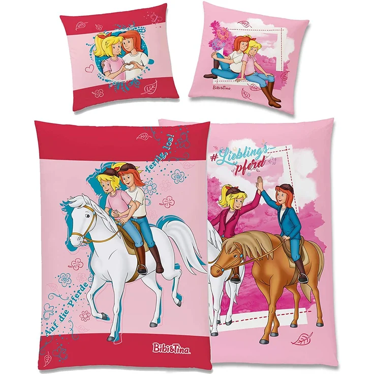 Bibi und Tina Lieblingspferd Bettwäsche Biber / Flanell – Bild 9