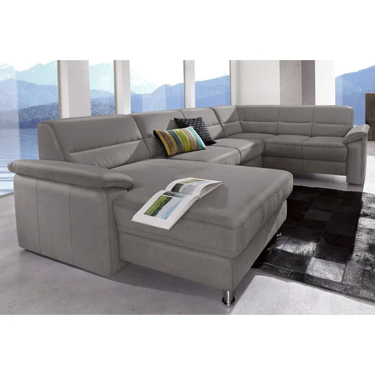 sit&more Wohnlandschaft Ascara U-Form, inklusive Boxspring/Federkern-Polsterung, wahlweise mit Schlaffunktion – Bild 2